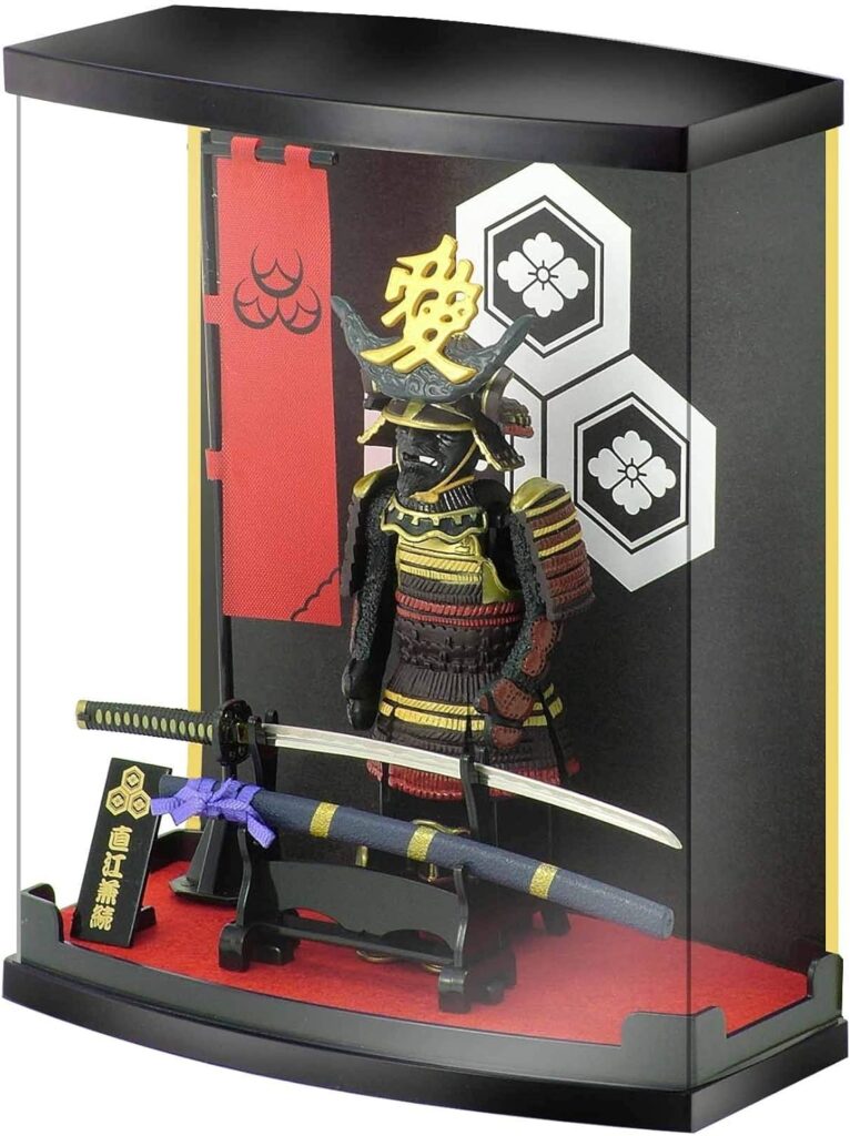 Authentic Samurai Figure, Naoe kanetsugu Armor H8.3” Scale 1/10 Series A2 Gifts for Men Also Suitable for Living Room, Office Ornaments