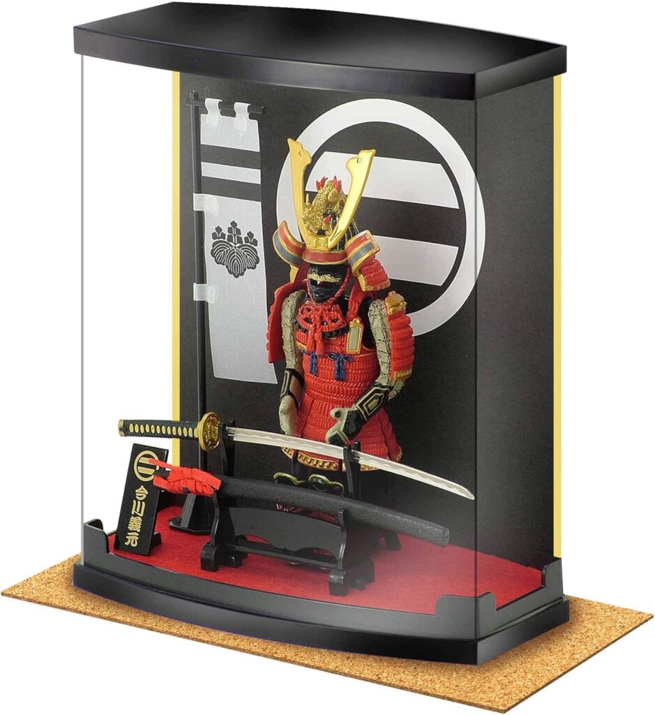 Authentic Samurai Figure,Imagawa Yoshimoto Armor H8.3 Scale 1/10, Samurai Gifts Series Also Suitable for Living Room, Office Ornaments