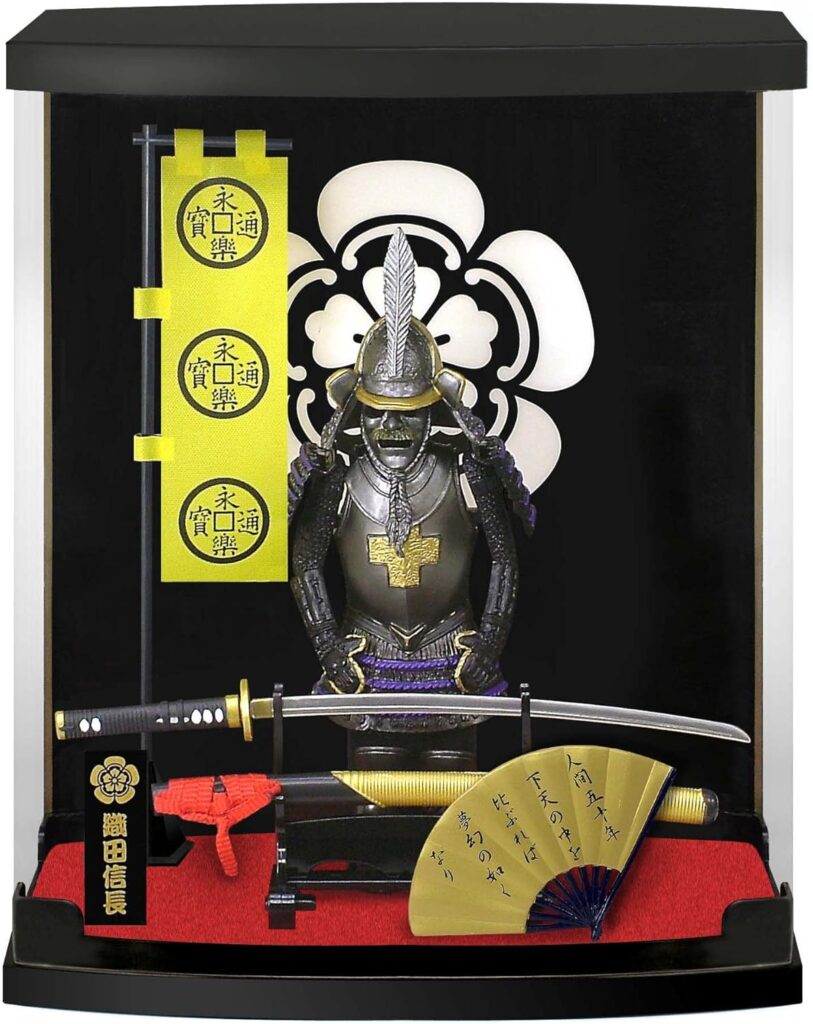 Authentic Samurai Figure,Imagawa Yoshimoto Armor H8.3 Scale 1/10, Samurai Gifts Series Also Suitable for Living Room, Office Ornaments