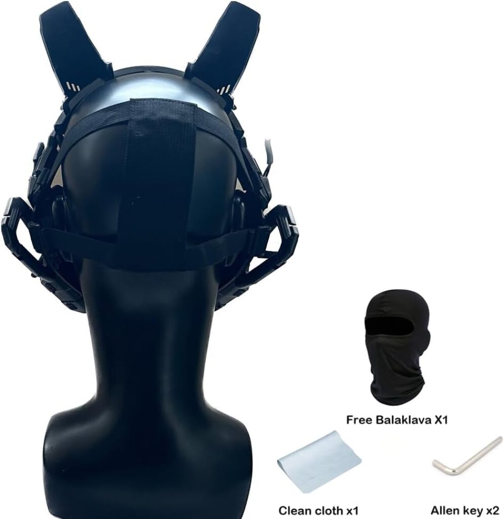 Cyberpunk Mask Futuristic Techwear Helmet Cosplay Sci Fi Led Mask For Party Music Festival Halloween