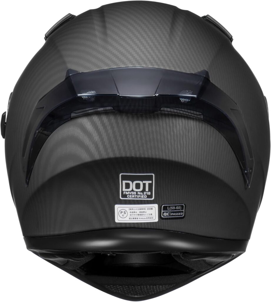 Full Face Motorcycle Helmet with Internal Tinted Visor  DOT Approved for Moped ATV Cruiser Scooter (Samurai Spirit, Medium)