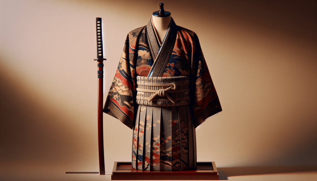 Japanese Kimono Samurai Hakama Bushi Mens Uniform with Tabi Socks Set(CHF010)