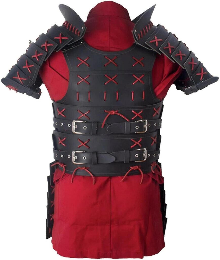 Medieval leather Samurai Armor - Leather Armor for LARP and Cosplay