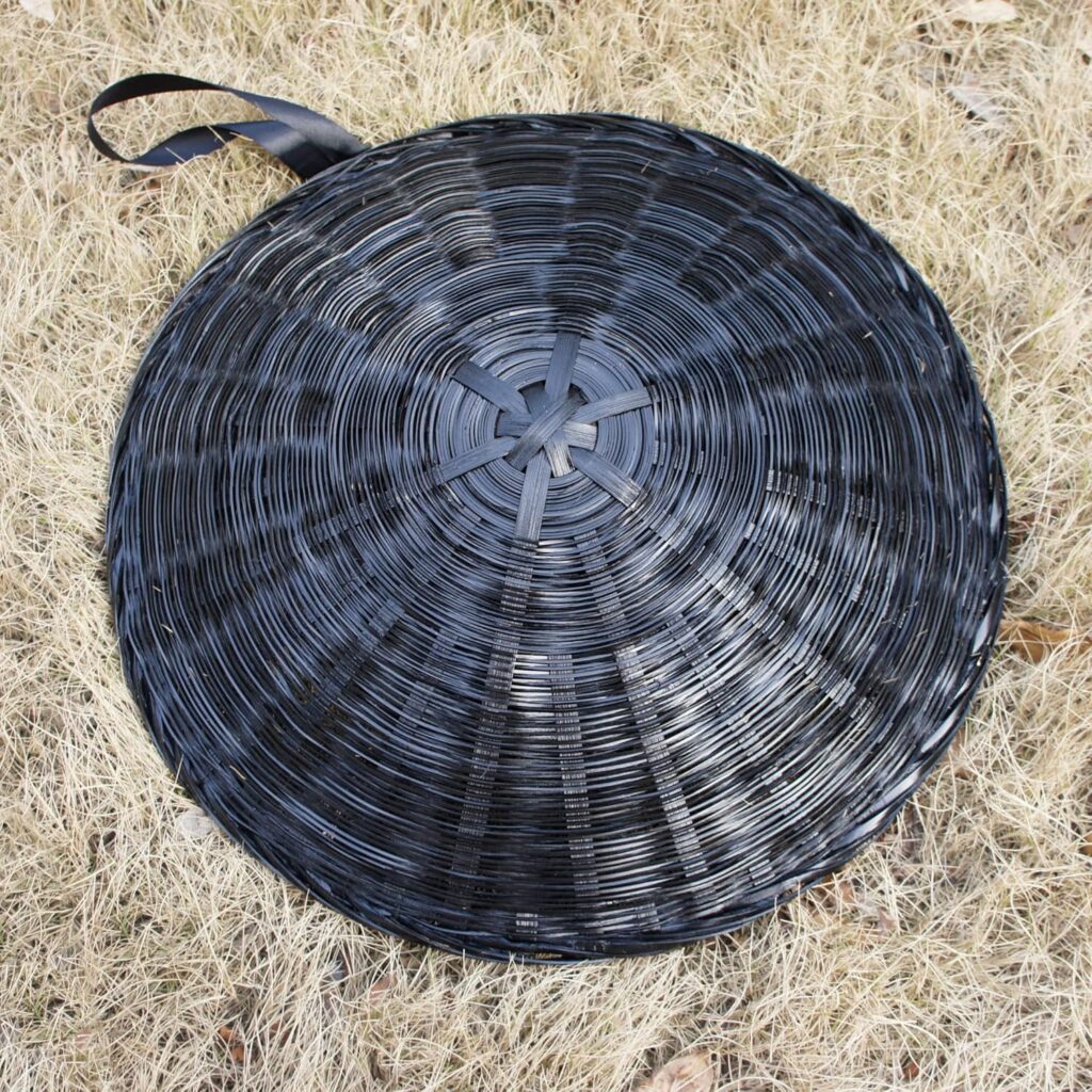 Samurai Hat Swordsman Cosplay Chinese Bamboo Hat Japanese Hat Asian Hat Dia.21 Inches Depth 4 inches