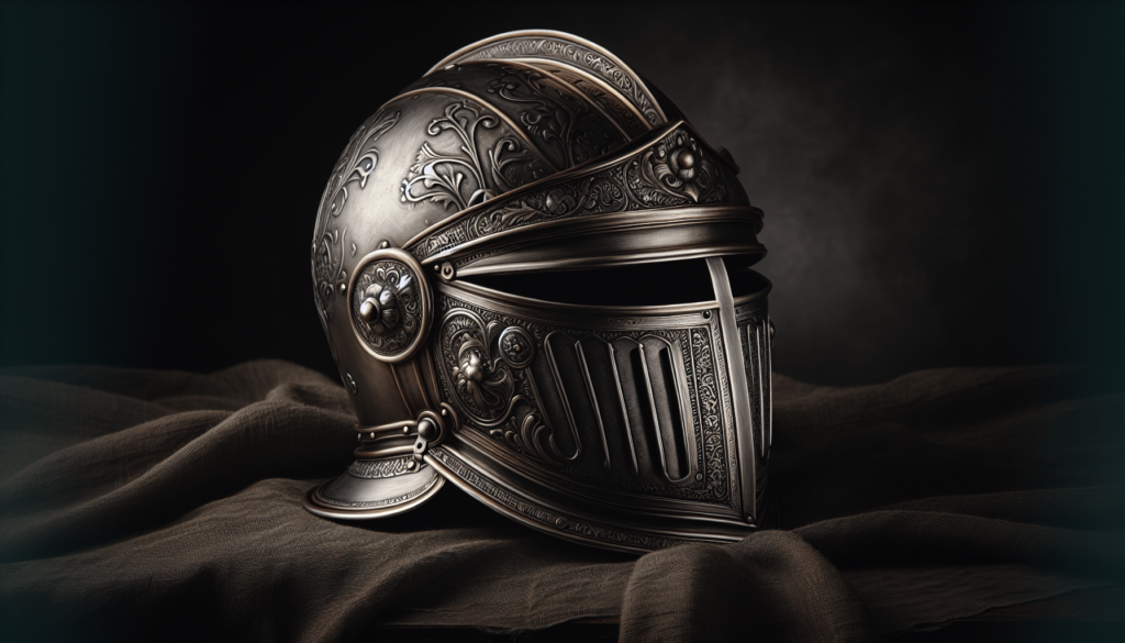THOR INSTRUMENTS Medieval Visored Barbuta Armor Helmet Brushed Steel Knights Templar Crusaders Halloween Costume Props Rustic Vintage Home Decor Gifts