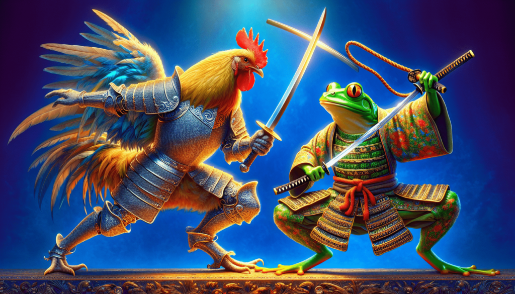 Would You Rather Face the Chicken Knight or the Frog Samurai?