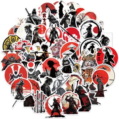 50Pcs Bushido Sticker Review