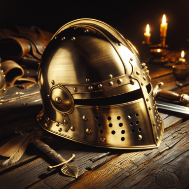 Szco Supplies 14” Decorative Barrel Brass Helm Crusader Helmet Review